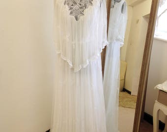 Embroidered Lace Dress and Jacket Set 491
