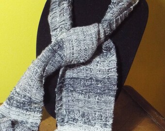 Vintage Hand Woven Wool Maxi Scarf main image 0