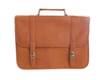 Genuine Vaqueta Leather Briefcase Handcrafted in Colombia