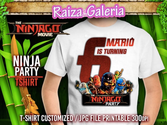 ninjago birthday shirts