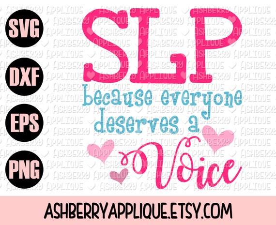 Download Speech Language Pathologist SVG Instant Download Vector