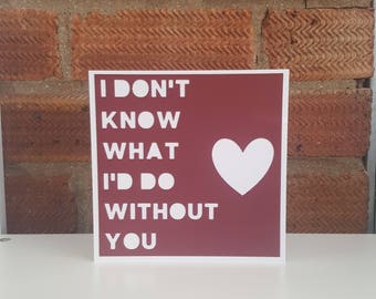 Valentine card, Anniversary card, Wedding day card, Paper cut valentine, Love you card, Card for boyfriend, Girlfriend, Husband, Wife