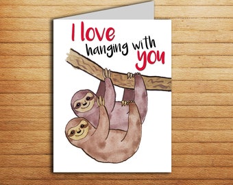 Sloth Card 