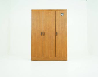 D264 Danish Mid-Century Modern Teak Wardrobe Armoire Closet Dresser by G Plan