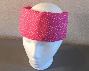 Freezeit! Migraine headwraps Pink Dotty