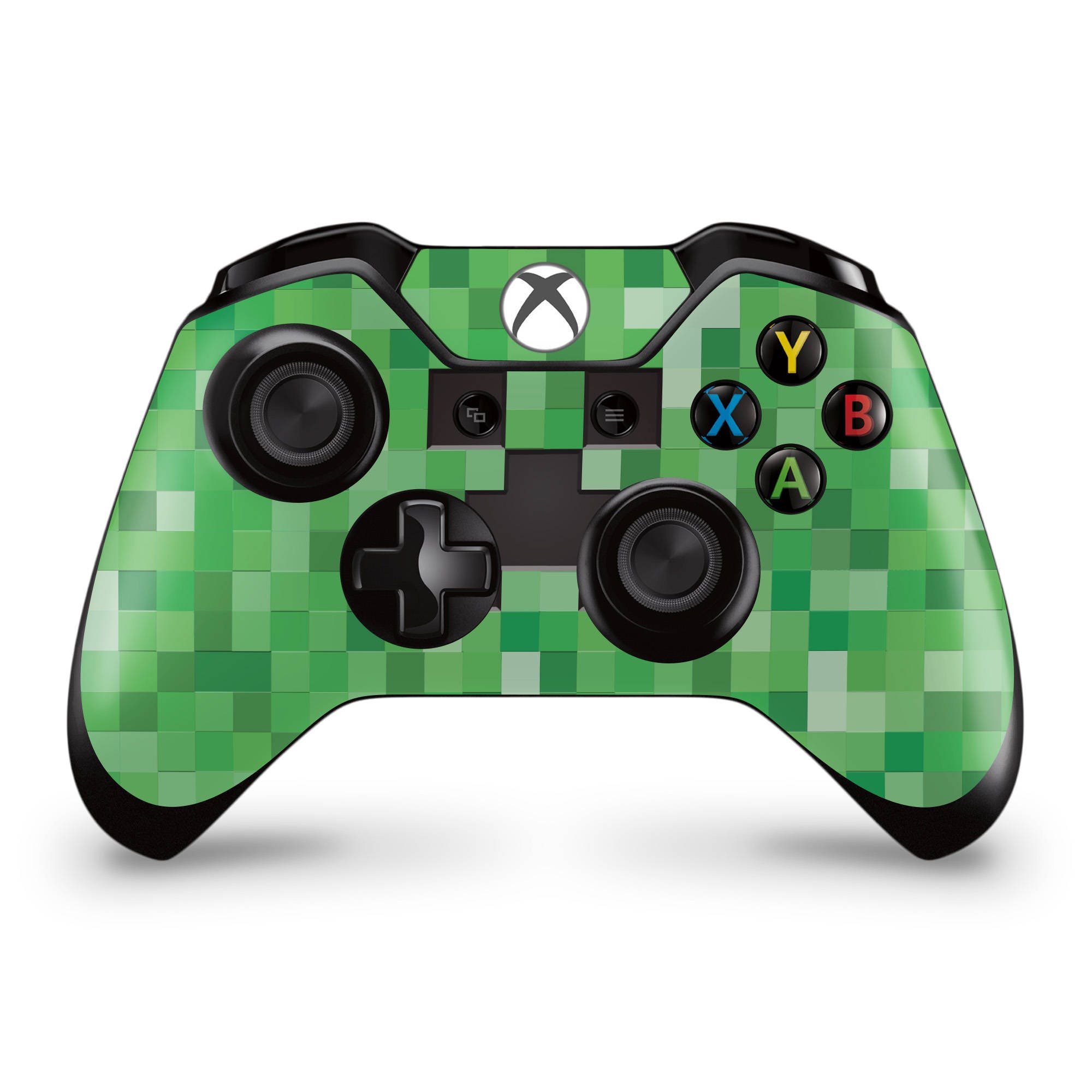 Xbox One Controller Skin Pixel Face Creeper 8bit pixel fan