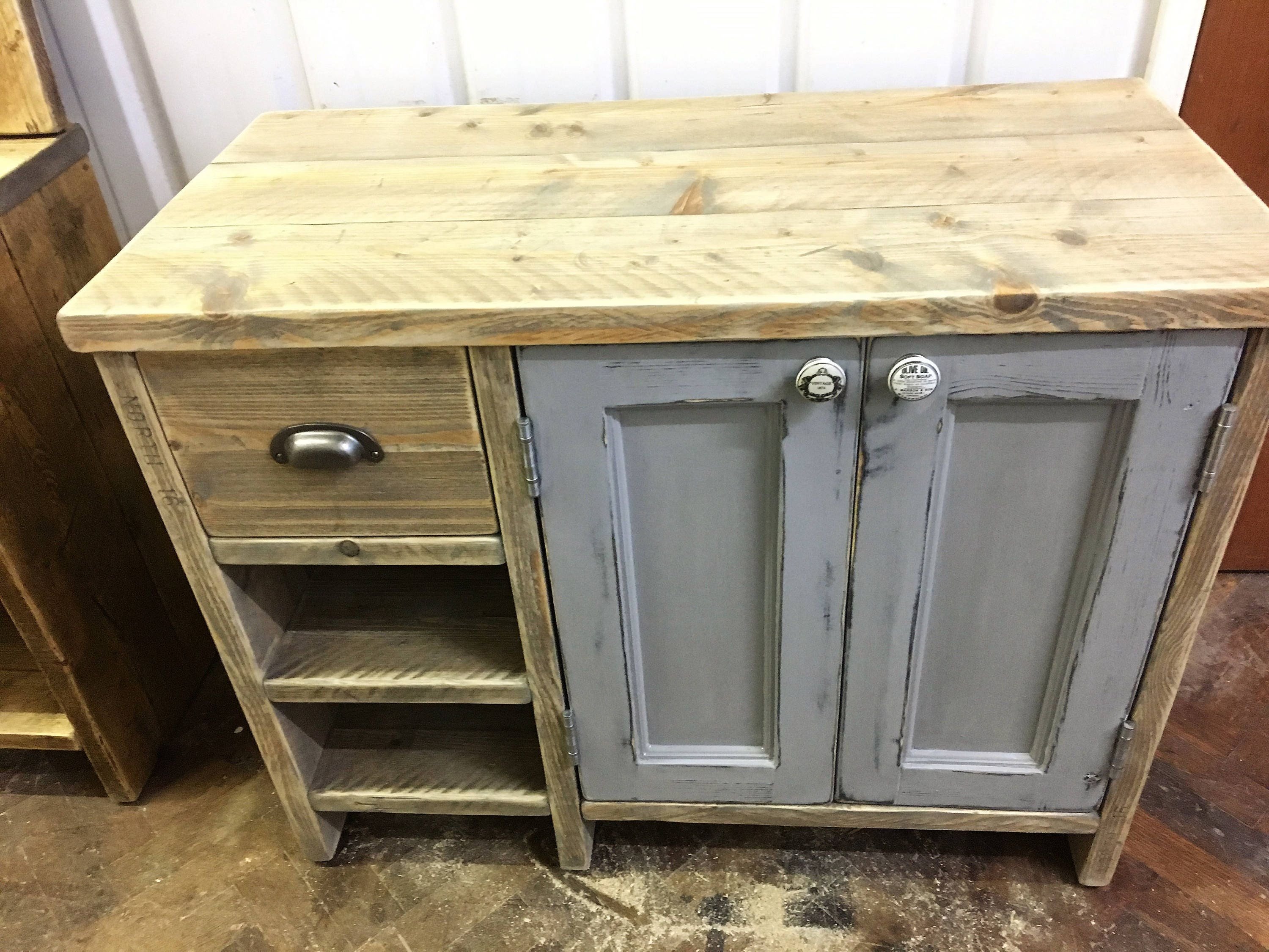 EDINBURGH Reclaimed wood washstand handmade & bespoke