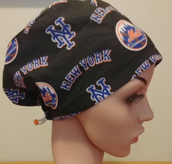 Women's Surgical Cap Scrub Hat Chemo Cap New York Mets