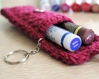 LipSense Carrying case lipsense pouches lipstick case gloss case handmade crochet