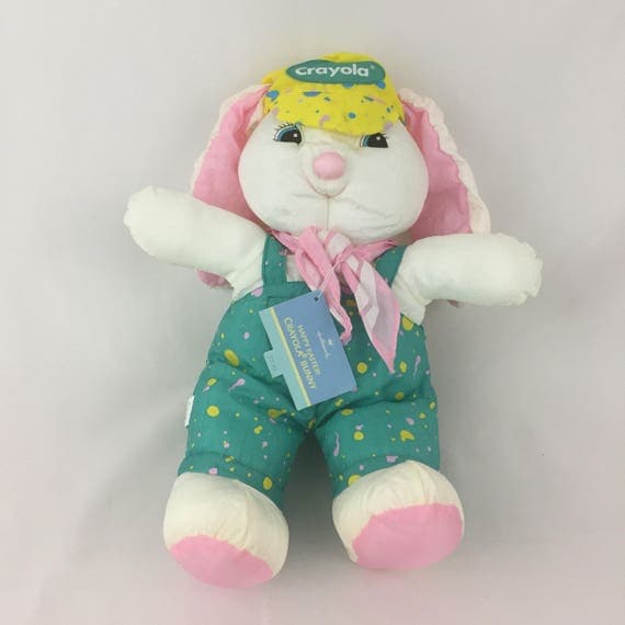 crayola bunny stuffed animal