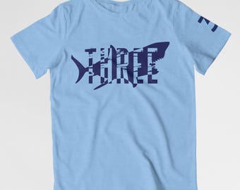 Shark birthday shirt shark shirt shark theme ocean theme shark birthday