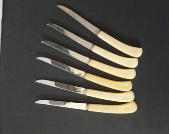 Vintage Midcentury 6 Piece Steak Knife Set