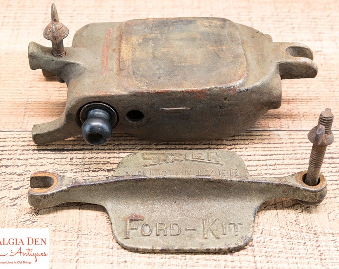 Shaler Tire Vulcanizer Kit | Ford Model T Tire Tube Patch Kit | Vintage Automobilia