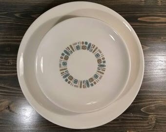 Set of 4 Canonsburg Temporama Plates - So Shiny!