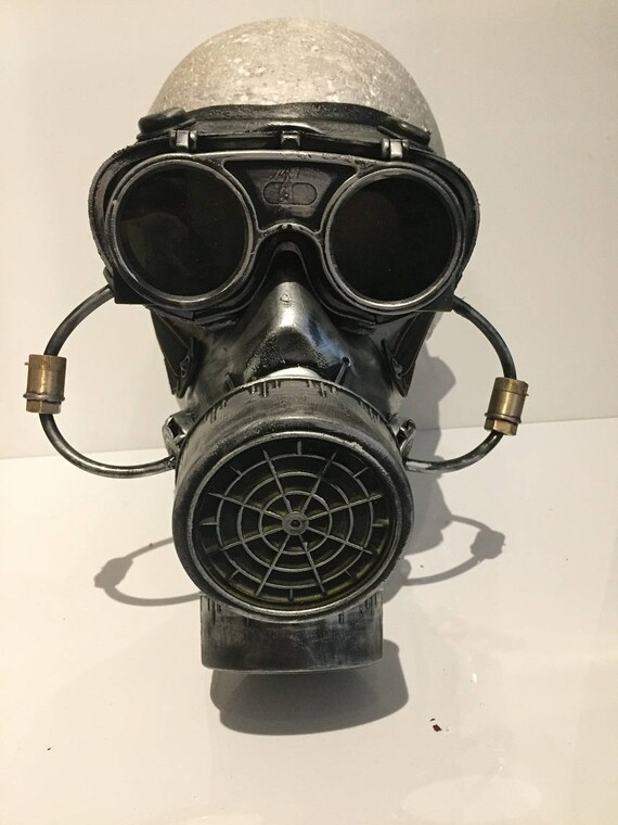 Badass Steampunk Respirator Gas Mask And Goggles Post