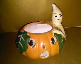 Vintage Halloween Candle Display Ghost Jack O Lantern *****1990's******