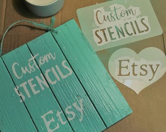 Custom Spray Paint Stencil | Spray Paint Logo | Spray Paint Design | Acrylic Stencil | Plastic Stencil