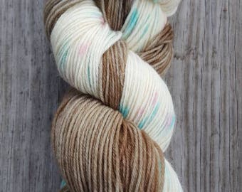 Hand-Dyed Wool/Nylon Sock Yarn - "Surfside Beach"