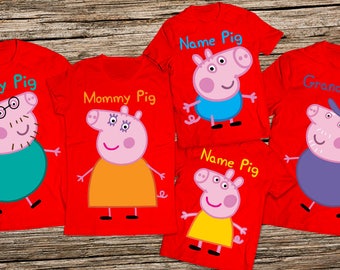 Peppa pig family shirts, Daddy pig shirt, Peppa pig birthday shirt, Mommy pig shirt, Peppa pig shirts, Mommy and me pig shirts, Pig shirt