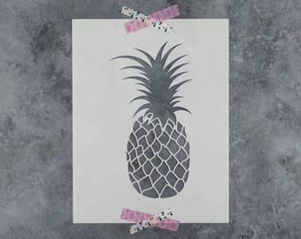 Pineapple Stencil - Reusable DIY Craft Stencils of a Pineapple