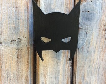 Wooden wall hanging / wall hook / wooden hooks / Batman hook