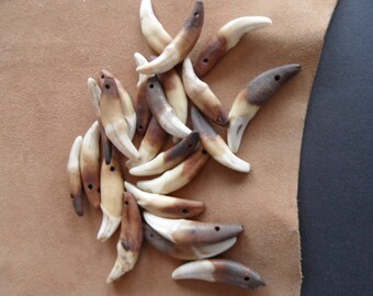 Wolf tooth, Native American necklaces/masks from North of U.S.A