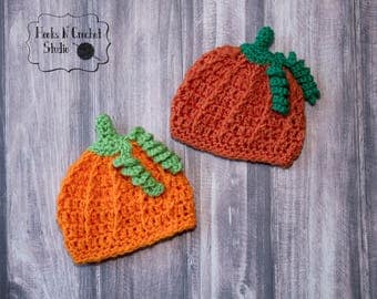 Preemie pumpkin hat, newborn pumpkin hat, newborn pumpkin, newborn halloween hat, preemie halloween hat,newborn girl pumpkin,preemie pumpkin