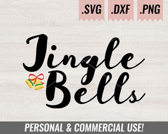 Download Jingle Bells Merry Christmas Cut File Clipart Happy Holidays