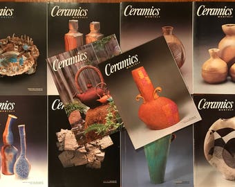 Ceramics Monthly Magazines - Full Year (10 Issues) from 2004