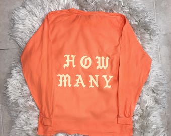 Real Friends Kanye West Unisex Yeezy Saint Pablo Tour Long Sleeve Merch