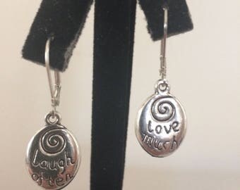 Laugh often love much earring