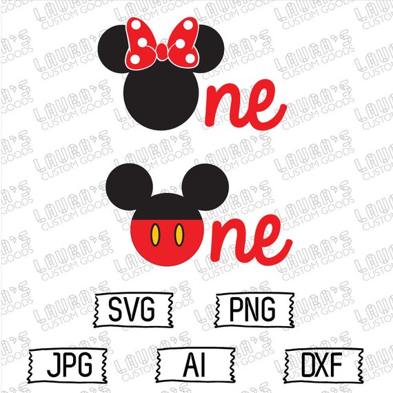 Download Minnie birthday one svg Mickey Mouse one svg mickey minnie