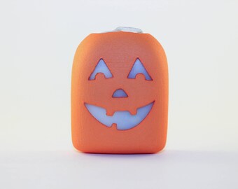 Clip-On Omnipod Pod Cover - Jack O Lantern