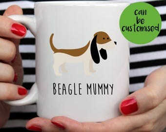 Beagle Mummy Mug | Beagle Daddy Mug | Beagle Mug | Beagle Coaster | Beagle Mum Mug | Dog Mug | Beagle Birthday | Beagle Gift | Beagle Mom
