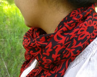 Beautiful chiffon silk scarf,neck scarf