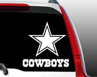 Dallas cowboys decal | Etsy