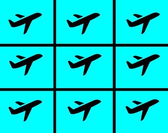 Non-Regular Tessellation 772: Climbing Aircraft (# NRT_772_SP)