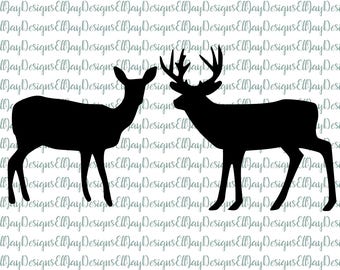 Hunting svg bundle, buck svg, doe svg, deer svg, hunting season svg, woodland creature svg, hunting cut files, silhouette cut files, cricut