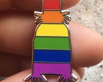 Gay Babadook Pride Hard Enamel Pin