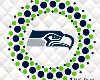 Seattle Seahawks - Circle SVG, Silhouette studio bundle - design download