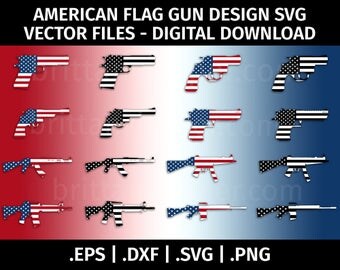 Download American flag gun | Etsy