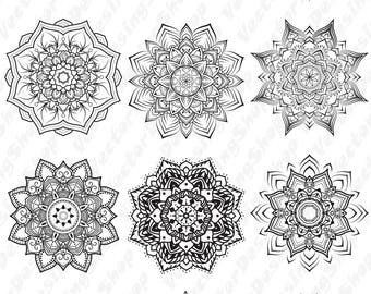 Download Sun Moon Mandala Svg For Silhouette - Layered SVG Cut File