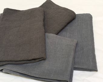 Set of Linen Kitchen Towel. Linen dish towel. Linen tea towel. Linen hand towel.