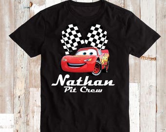 personalized disney cars shirts