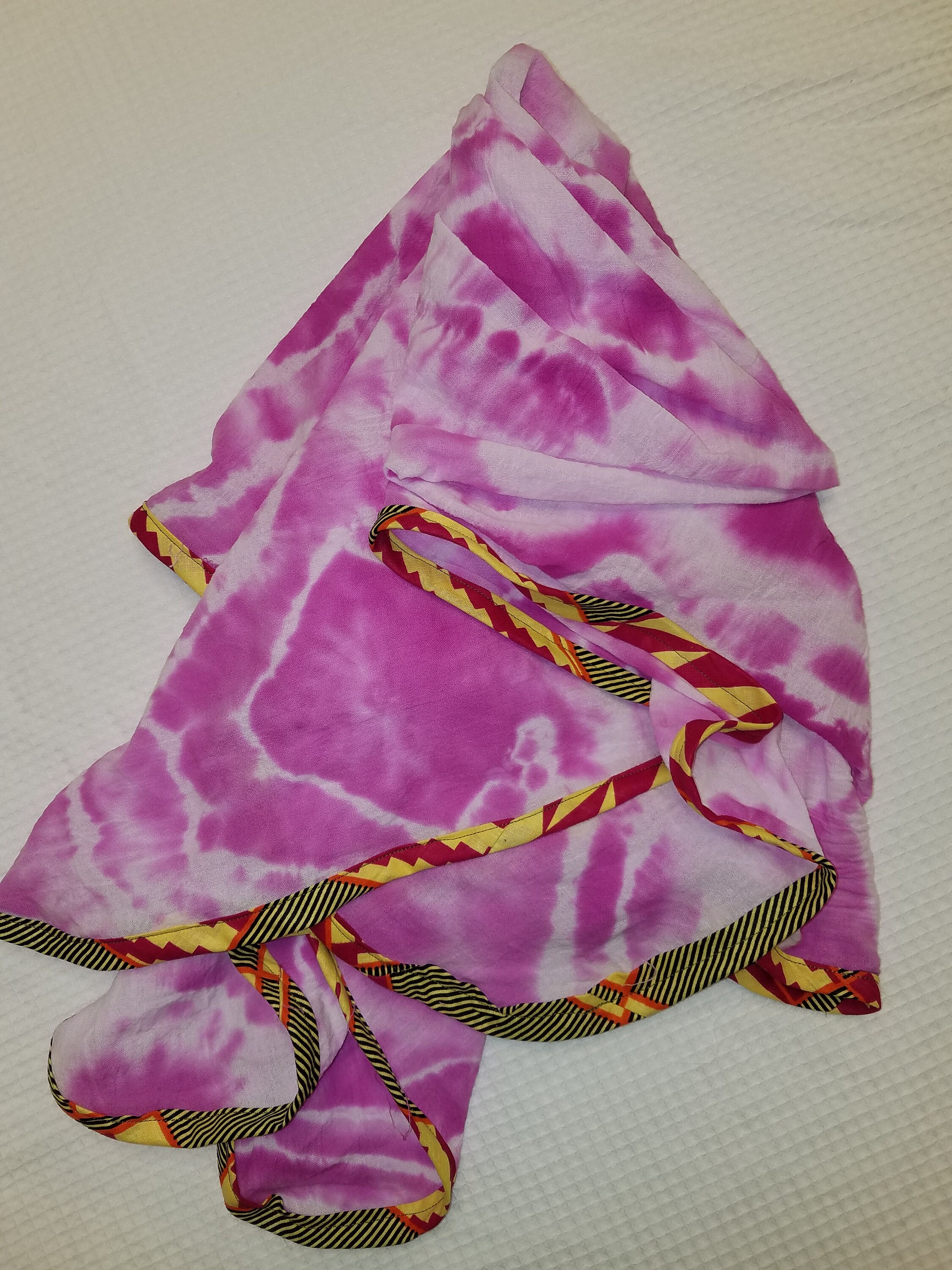 Preemie Swaddle Blankets DoubleSided with African Wax Cloth