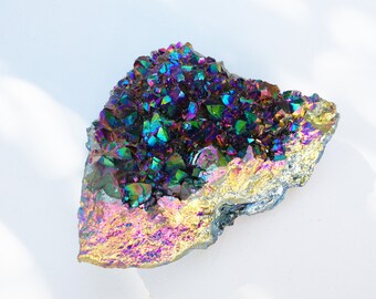 Aura Amethyst Cluster