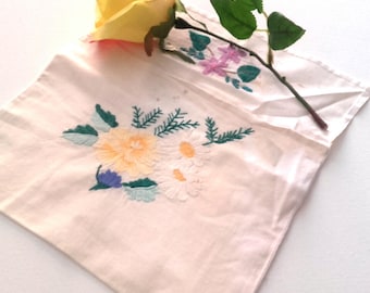 Wall Decor Envelope Vintage Latvian Embroidered Retro Floral Ornament Good Condition