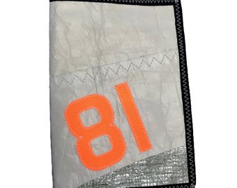 Neon orange 81 recycled sailcloth Ipad case