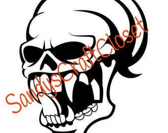 Vampire Skull Svg File