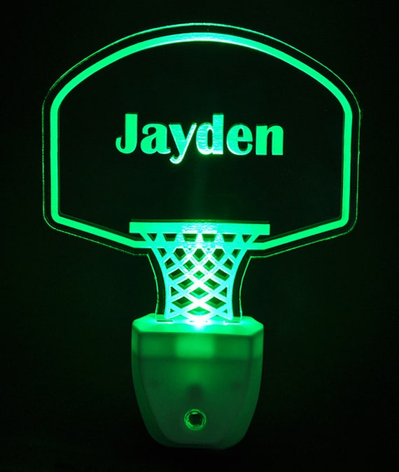 Basketball Hoop Light Sensor LED Plug In Night Light